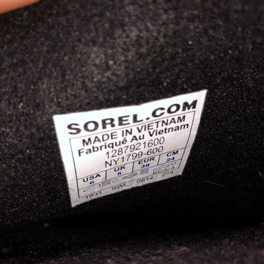 Sorel Women Boots Sz 6 Pink and Purple Waterproof